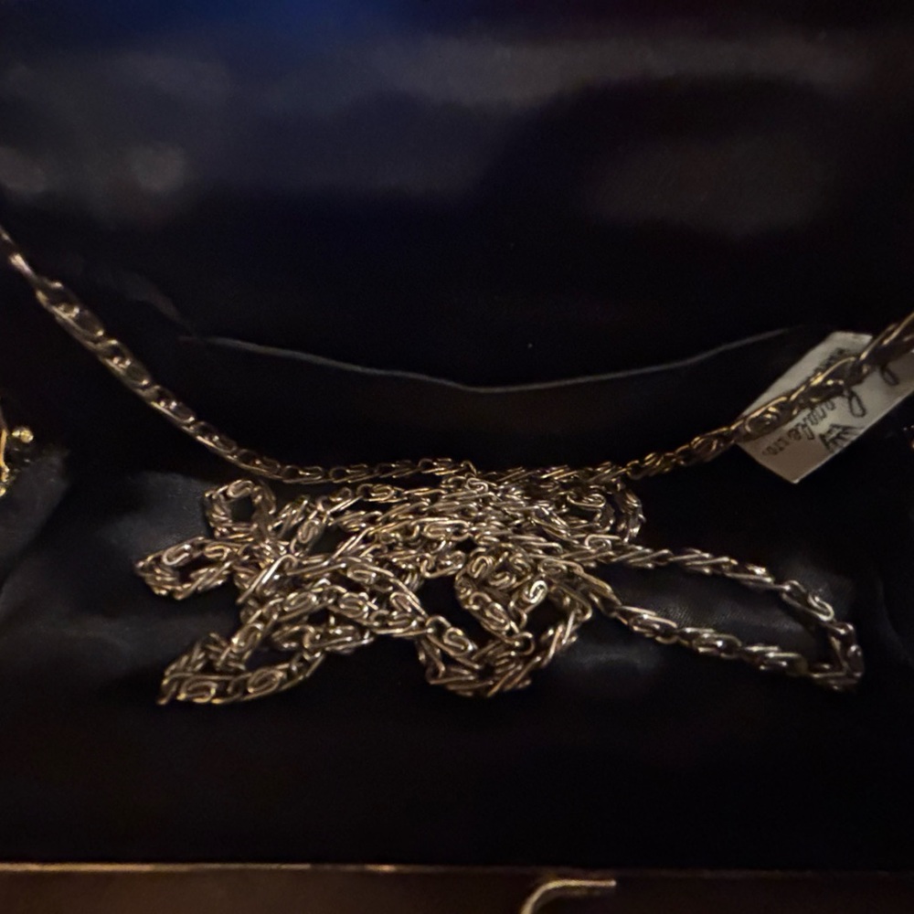 La Regale Black Clutch with Gold Chain